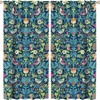 Retro William Morris Design Curtain For Living Room And Bedroom Decor