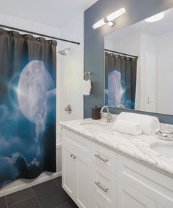 Revelation Full Moon Shower Curtain For A Mystical Bath