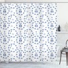 Ribbons Teddy Bears Printed Shower Curtain for Kid's Bathroom Decor- Waterproof and Cute 