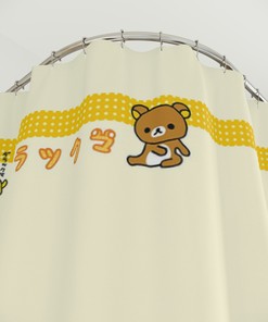 Rilakkuma Bear Shower Curtain - Cute Bathroom Decor