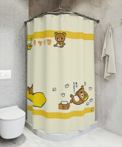 Rilakkuma Bear Shower Curtain - Cute Bathroom Decor