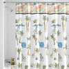 Rimego Hummingbird and Flowers Shower Curtain, Colorful Birds Lover Shower Curtain, Fabric Bathroom Shower Curtain