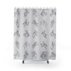 Rodeo Shower Curtain - Cowboy Horse Wild West Bathtub Curtain With Southwestern Bathroom Decor