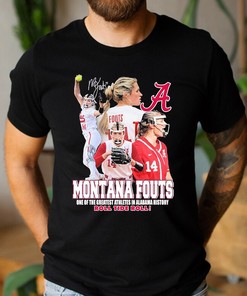 Roll Tide And Celebrate One Of Alabama'S Greatest Athletes With Montana Fouts T-Shirt