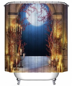 Romantic Arch Shower Curtain For Dreamy And Elegant Bathroom Decor