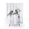 Romantic Art Birds Shower Curtain for Bathroom