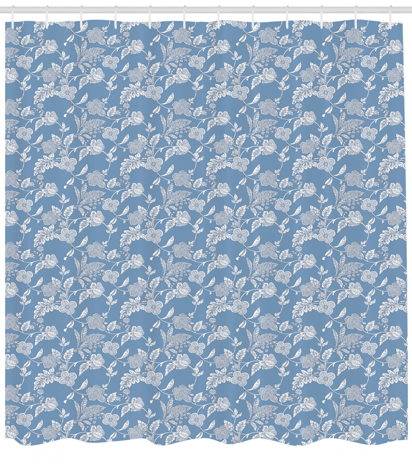 Romantic Garden Pattern Shower Curtain Fabric Decors, Perfect Addition to Your Bathroom Decor