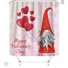 Romantic Heart Shower Curtain Design