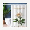 Romantic Rose Bathroom Decor Shower Curtain with Floral and Botanical Print