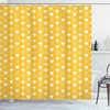 Romantic Shower Curtain with Heart Shapes and Dots Print for Your Bathroom Decor