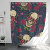 Romantic Skull Waterproof Shower Curtain, Perfect Addition to Your Bathroom Decor