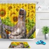 Romantic Sunflower Shower Curtain