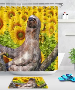 Romantic Sunflower Shower Curtain