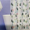Room Essentials Southwest Cactus Plants Shower Curtain, Waterproof Bathroom Decor with Quotes