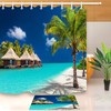 Room with a View Tropical Beach Shower Curtain 