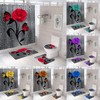 Rose Butterflies Perfume Shower Curtain: Delicate and Feminine Design