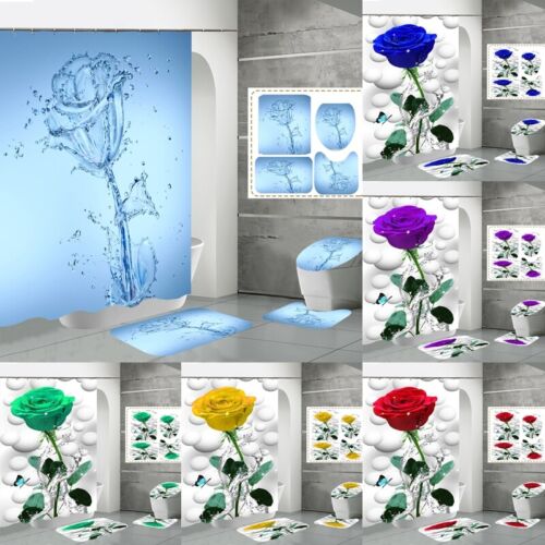 Rose Butterflies Perfume Shower Curtain: Delicate and Feminine Design