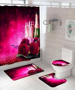 Rose Champagne Shower Curtain: Chic and Elegant Design for Modern Bathrooms