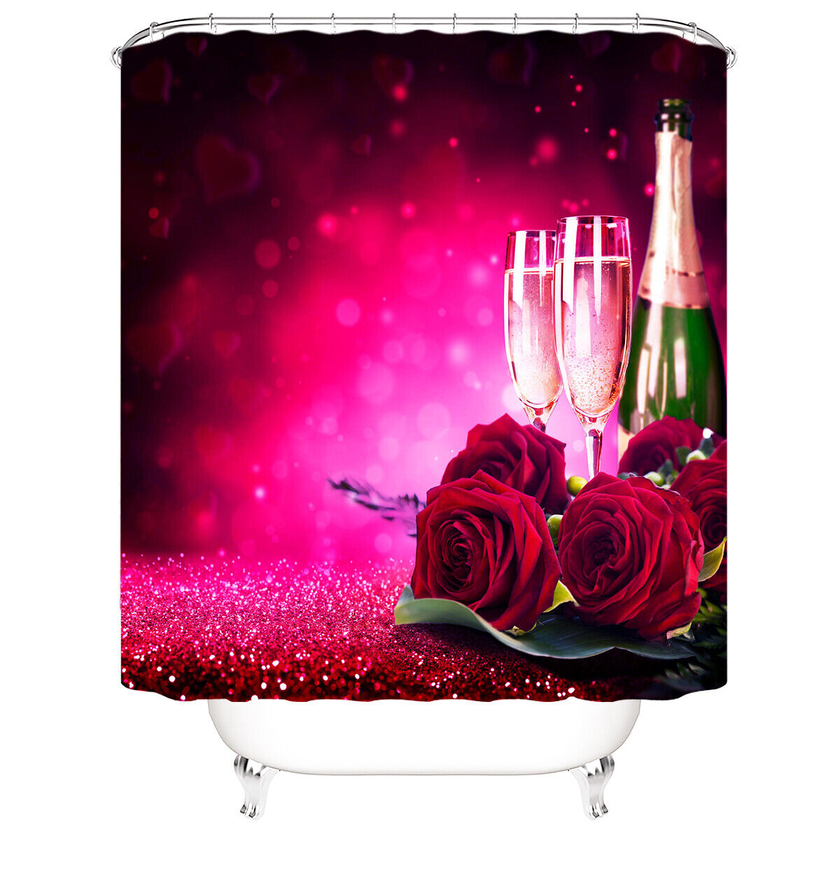Rose Champagne Shower Curtain: Chic and Elegant Design for Modern Bathrooms