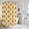 Rubber Duckies Asmr Shower Curtain For Playful Bath Time