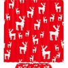 Rudolf And Friends Winter Shower Curtain - Waterproof Fabric Bathroom Decor