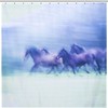 Running Wild Horses Shower Curtain - Majestic Bathroom Decoration 