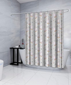 Rustic Anchor Color Wood Planks Fabric Shower Curtain Nautical Bathroom Decor With Neutral Design