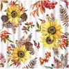 Rustic Autumn Sunflower Shower Curtain For Farmhouse Bathroom Decor