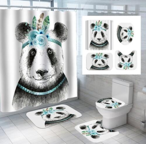 Rustic Bear Shower Curtain With Quotes