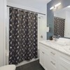 Rustic Black Dog Breeds Farmhouse Bathroom Decor Curtain With Dog Lover Theme