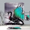 Rustic Blue Dragon Shower Curtain For A Bold And Unique Bathroom