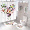 Rustic Butterfly Shower Curtain - Ideal Bathroom Decor For Cabin Or Farmhouse