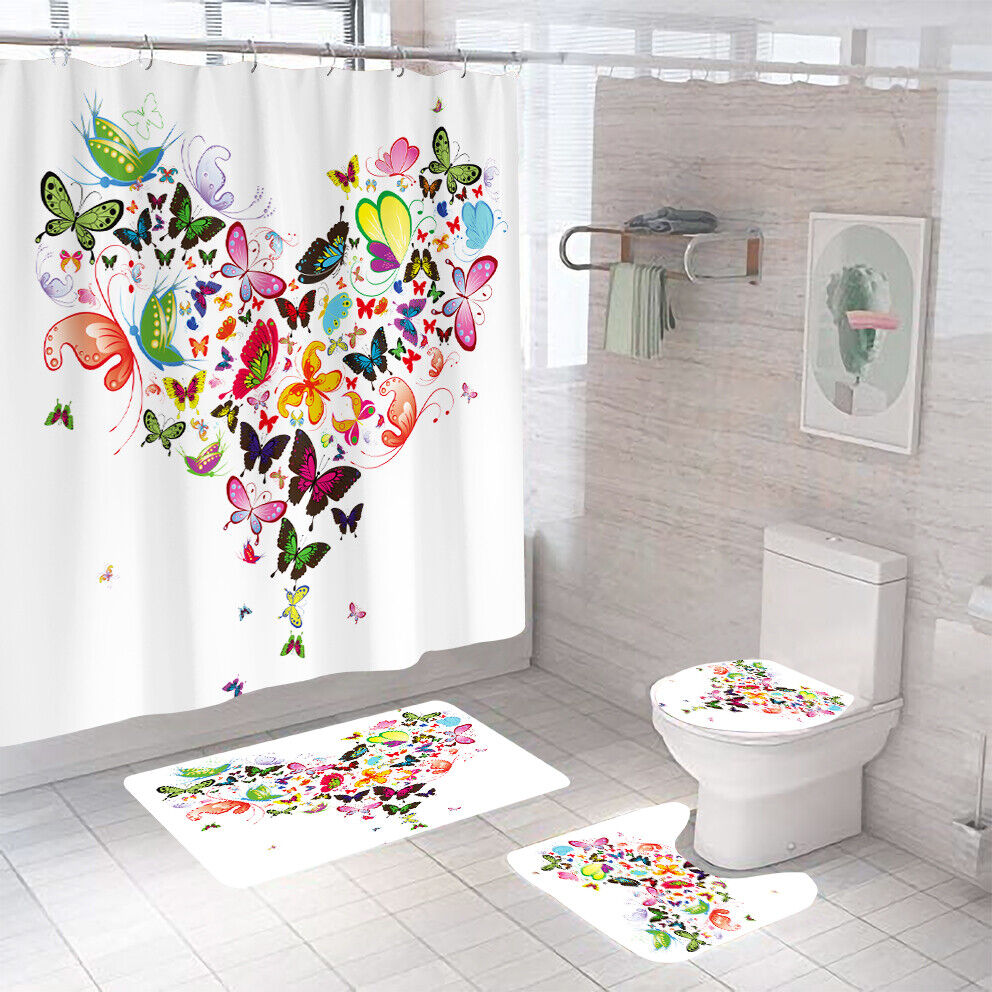 Rustic Butterfly Shower Curtain - Ideal Bathroom Decor For Cabin Or Farmhouse