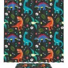 Rustic Dinosaur Animal Print Shower Curtain For A Nostalgic And Vintage Bathroom