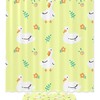 Rustic Ducks Floral Shower Curtain For Charming Bathroom Theme