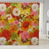 Rustic Farmhouse Floral Shower Curtain for Bathroom by Orange Daisy