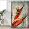 Rustic Flower Frog Unique Shower Curtain to Add Charm to Your Bathroom