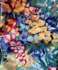 Rustic Garden Floral Bathroom Curtain