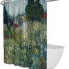 Rustic Garden Van Gogh Art Shower Curtain With Waterproof Fabric For Home Bathroom Accessories
