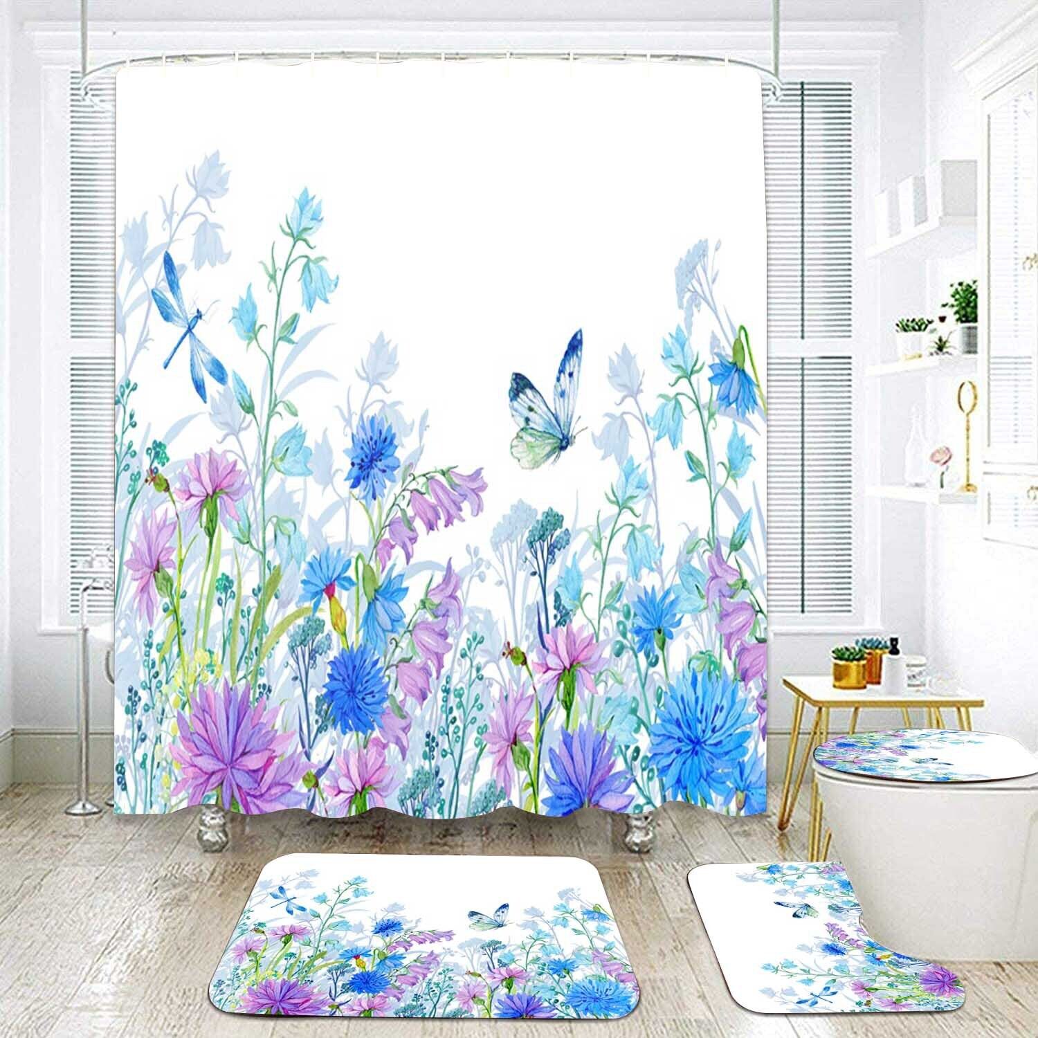 Rustic Garden Water-Repellent Shower Curtain