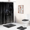 Rustic Horse Shower Curtain - Farmhouse Bathroom Decoration 