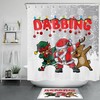 Rustic Moose Shower Curtain With Woodland Theme