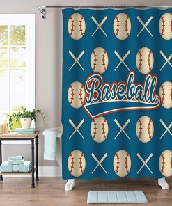 Rustic Old Barn Wood Decor Dog Paw Print Shower Curtain for Kids Bathroom Decor