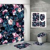 Rustic Rose Flowers Shower Curtain with New Classic Design
