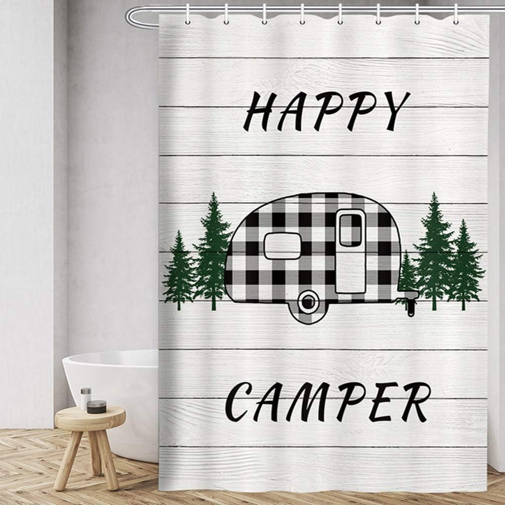 Rustic Sunflower Shower Curtain - Country Floral Hummingbird Botanical Plant Leaves On Gray Wooden Shower Curtain