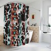 Rustic Western Shower Curtain - Simple Bathroom Decor with Cowboy Style
