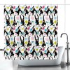 Safari Animals Jungle Bathroom Decor Shower Curtain- Waterproof and Kid-friendly Bathroom Accessory 