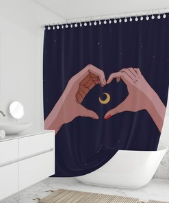Sailor Moon Anime Shower Curtain for Your Bathroom - Print Shower Curtain