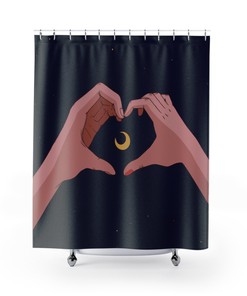 Sailor Moon Anime Shower Curtain for Your Bathroom - Print Shower Curtain