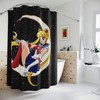 Sailor Moon Printed Shower Curtain - Anime Bathroom Decor 